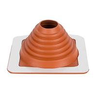 Parotec Solin de Toit - Passage du Toit - Flexible - Fabriqué en Silicone - Résistant aux Hautes Témperatures - Universel -Tuile Métallique - Diamètre de 70 à 178 mm