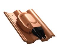 Parotec Tile S56 RAL 8004 Rouge Brique - Passage solaire