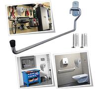 Parpyon® Porte-rouleau de papier essuie-tout industriel mural porte-serviettes pour essuie-tout, pour rouleau de papier essuie-mains jetables