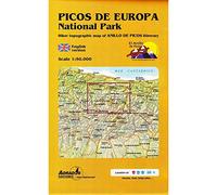 Parque Nacional de los Picos de Europa. Mapa topográfico excursionista: con el itinerario del Anillo de Picos