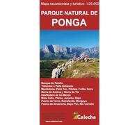 PARQUE NATURAL DE PONGA. MAPA EXCURSIONISTA Y TURÍSTICO