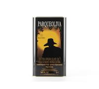 Parqueoliva - Huile d’Olive Vierge Extra - DOP Priego de Córdoba - Saveur Fruité Intense - Bidon 5L - Origine Sierra de la Subbética (Espagne) (Pack de 4 bidons de 3L)