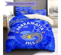 Parraamatta Eels Blue Eel Print Parure De Lit Housse De Couette Taie D'oreiller Decoration De La Maison Decoration De Noël Chambre Housse De Couette 1 * Couette En Duvet + 2 * Taie