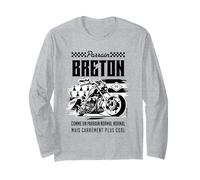 Parrain Breton Motard Idée-Cadeau Breizh Baptême en Bretagne Manche Longue