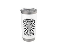 Parrain de la personne baptisée Gobelet isotherme en acier inoxydable double paroi