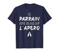 Parrain et Apéro Vêtement Drôle Alcool T-Shirt