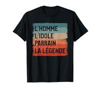 Parrain L'Homme L'Idole La Légende Baptême T-Shirt