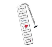 Parrain Marque-Pages Noël Fête Des Pères Apprécier Cadeau Hommes D'Anniversaire Meilleur Parrain Du Monde Retraite Amour Citations Souvenirs Action de Grâce Livre Accessoire De Filleule