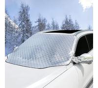 PARREN Couverture Pare-Brise pour Nissan Qashqai 2016-2023, Couverture Neige Magnétique avec Coque Rétroviseur Latéral, Neige, Glace, Soleil, Poussière, UV, Résistant à l'eau