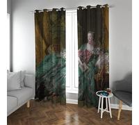 PARREN François Boucher Style Chambre Rideau Madame De Pompadour Motif Salle D’Impression Assombrissement Rideaux Occultants Thermiques pour Bureau À Domicile 140x270cm