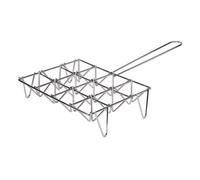Sauvic 02615 Grille à 6 Cavités pour Légumes Acier 24,5 x 42,5 x 8,5 cm