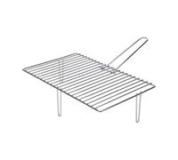 Sauvic Grille de cheminée 466 x 280 mm, 2 pieds, zinguée