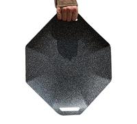 Parrilla para estufa - Plancha de cocina con revestimiento de piedra medicinal y puerto para aceite | Parrilla portátil, résistant al calor y colgante, para el hogar y el exterior