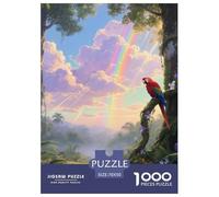 Parroquet 1000 Piece Puzzle Games for Adults Fun, Challenging & Brainteasing Jigsaw Puzzle Animaux Home Decors for Adults Gifts 70x50cm/1000pcs