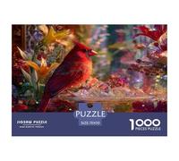 Parroquet Jigsaw Puzzles 1000 Pièces pour Les Adultes Oiseau Jeux Éduchatifs Puzzle Cadeaux pour Adultes 100% Carton Recyclé Décoration De Maison 70x50cm/1000pcs