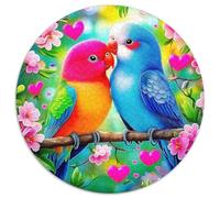 Parrot 1000 Pièce Jigsaw Puzzles Jeux ÉduChatifs Soulageur De Stress Puzzles Ronds Belle Décoration Puzzle pour Adultes Et Enfants 1000pcs (67.5x67.5cm)