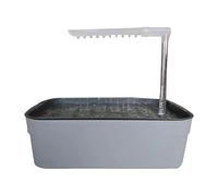 Parrot Bathtub, Automatic USB-Powered Bird Shower, 12.99x8.66x10.24 inches Cockatiel Bath Tub with Running Water Feature, Pet Cage Bathing Toy for Small & Medium Birds