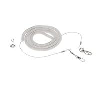Parrot Bird Anneau de Cheville Chaîne Élastique Corde Jouet Solidité Flexible Fonction Prêt Adapté pour Formation Oiseaux Familles, 10m Corde 7 Anklet Ring