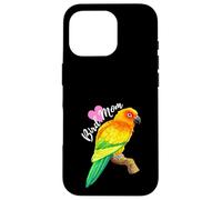Parrot Bird Mom - Aquarelle Conure Solaire Coque pour iPhone 16 Pro