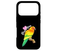 Parrot Bird Mom - Aquarelle Conure Solaire Coque pour iPhone 17 Pro