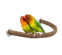 Parrot Bird Standing Pole, Cage à oiseaux en bois, plateforme suspendue pour oiseaux, hamac balançoire, convient pour aras et autres animaux de compagnie (combinaison 5, 2 x 20 cm)