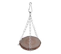 Parrot Bird Standing Pole, Cage à oiseaux en bois, plateforme suspendue pour oiseaux, hamac balançoire, convient pour aras et autres animaux de compagnie (combinaison 10, 2 x 20 cm)