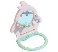 Parrot Cage Perch - Enrichment Toy with Mirror, Chewable Bird Accessory, Interactive Stand for Cockatiels Parakeets Lovebirds Conures, Small Medium Large Breed Birds for Home Aviary