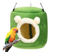 Parrot Cages For Large Birds, Parrot Warm Nest With 3 Hooks, Winter Comfort Warmer For Birds Cage, Washable Shelter For Munias And Squirrels Parrot Warm Nest, Parrot Cages For Large Birds With 3 Hooks