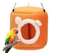 Parrot Cages For Large Birds, Parrot Warm Nest With 3 Hooks, Winter Comfort Warmer For Birds Cage, Washable Shelter For Munias And Squirrels Parrot Warm Nest, Parrot Cages For Large Birds With 3 Hooks