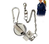 Parrot Chain - Metal Anti-bite Retractable Toys, Parrot Flying Training Leg Rope, Stainless Steel Bird Ankle Harness | Adjustable Pet Aviation Tether Leash For Parakeet African Grey Cockatiel Macaw