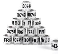 Parrot Chicks Rings - Pigeons Rings | Poultry Identification Bands, Pigeon Identification Rings, Chicken Leg Bands, 50 Pieces Birds Foot Rings, Foot Rings for Racing Parrot Chicks Duck