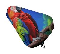 Parrot Coussin de selle de vélo rembourré avec cordon de serrage doux et confortable imperméable pour homme et femme pour vélo de route