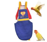 Parrot Diaper - Fabric S M L | Bird Nappy Clothes with Waterproof Lining, Washable Parakeet Diaper Urine Wet Suit | Parrot Clothes for Canary Mini Macaw Daily Use