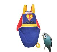 Parrot Diaper - Fabric S M L | Bird Nappy Clothes with Waterproof Lining, Washable Parakeet Diaper Urine Wet Suit | Parrot Clothes for Canary Mini Macaw Daily Use