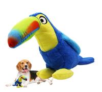 Parrot Dog Toy - Colorful Interactive Chew Plaything, Durable Bite Resistan