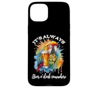 Parrot Drinking Its Beer O'Clock Somewhere Always 5 O Clock Coque pour iPhone 15 Plus
