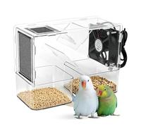 Parrot Feed Grain Blowing Machine Clear Window Birdkeeping Equipment | Parrot Feed Cereals Blown Shell Splitter for Enthusiasts Elderly Owners Home Routine Indoor Apartment