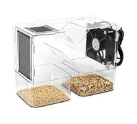 Parrot Feed Grain Blowing Machine -Quiet Double-Drawer Strong Wind | Shell Remover Bird Feed Blown Machine for Enthusiasts Elderly Owners Home Routine Indoor