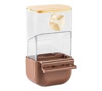 Parrot Feeder, Automatic Dispenser, 18x9.3x9.2cm, Large Capacity, Bird Food, Husk Separation, Perch Feeder, for Outdoor Use, Finch Sparrow, Bluebird, Pet Supplies, Sturdy Design