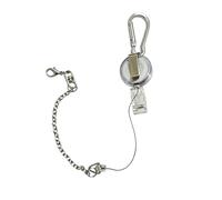 Parrot Flying Rope | Stainless Steel Adjustable Anti-Bite Prevent Escaping |equipped With A Handy Clip And Quick Foldable Chain, Boasts An Ultra-lightweight Design With No Space Occupied, Is Fully