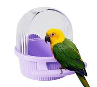 Parrot Food Dispenser, Budgie Cage Feeder, Cockatiel Food Container, Parakeet Food Feeder, Pigeon Food Feeder, Bird Feeding Container, Food Distributeur for Birds, Anti-Splash Parakeet Feeder