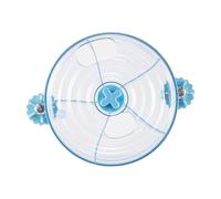 Parrot Foraging Wheel - Treat Dispensing Bite Proof | Jouet d'entraînement rotatif pour oiseaux | Pour robins canariens, cockatiel, parakeet cockatoo petits, moyens et grands, puzzles, dressage des