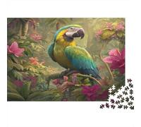 Parrot in A Tropical Forest 1000pcs (75x50cm) Puzzles Adaptés Aux Adultes Et Aux Personnes Âgées De 14 Ans Et Plus