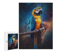 Parrot in Space -3 Puzzle 1000 Pièces Educa Jouet en Bois Cadeau Unique Décoration Intérieure Jeu Éducatif Challenge Toy Adultes Et Enfants À Partir De 14 Ans 500 PCS