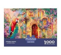 Parrot in Town_2 Puzzle 1000 Pièces Cadeau Unique Jeu Éducatif Défi Jouet À De Qualité Supérieure Peinture Art pour Adultes Et Enfants À Partir De 14 Ans 70x50cm/1000pcs