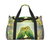 Parrot Love in Bloom Sac de voyage imperméable compact pour le sport, la gym et le w nd pour homme et femme