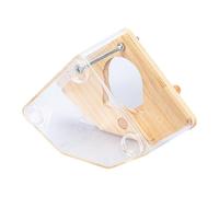 Parrot Nesting Box - Acrylic, Transparent Breeding Cage Box | Easy-Clean Parrot Nest Boxes, Cockatiel, Finch, Peony, Tits Nesting Accessory for Indoor Cages, Bird Breeding, Pet Birds, Home Bird Care