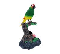 Parrot parlant - Figure d'oiseau réaliste animé, Sound Interactive Mimic Toy | Simulation réaliste de la batterie avec des couleurs vives, une voix charmante répétitive pour la décoration intérieure d