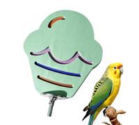 Parrot Perch Stand Pet Toy - Bird Perch | Resin Paw Grinding Roosting Toys | Exercise Conure Cockatiel Bird Cages Flat Perches for Training Home Budgies Parakeets Cockatiels Conures Lovebirds