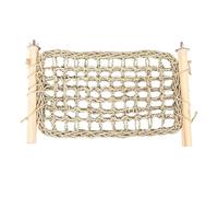 Parrot Perches - Wood Cage Stand, Climbing Chewing Bridge | Bird Toys for Cockatiel Conure Lovebird Canary Finch Exercise Feeding Entertainment Indoor Outdoor Use